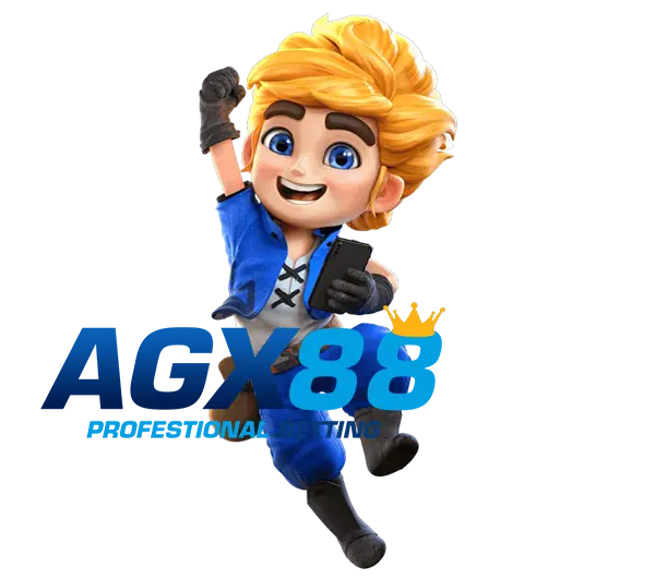 AGX88 สล็อตเว็บตรง คาแรกเตอร์เด็กผู้ชายการ์ตูนถือไพ่ พื้นหลังสีขาวสไตล์สดใส